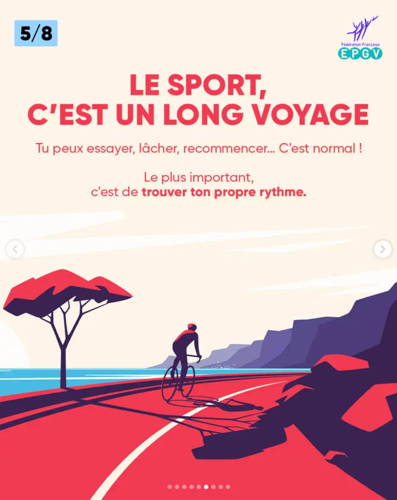 le sport est un long voyage